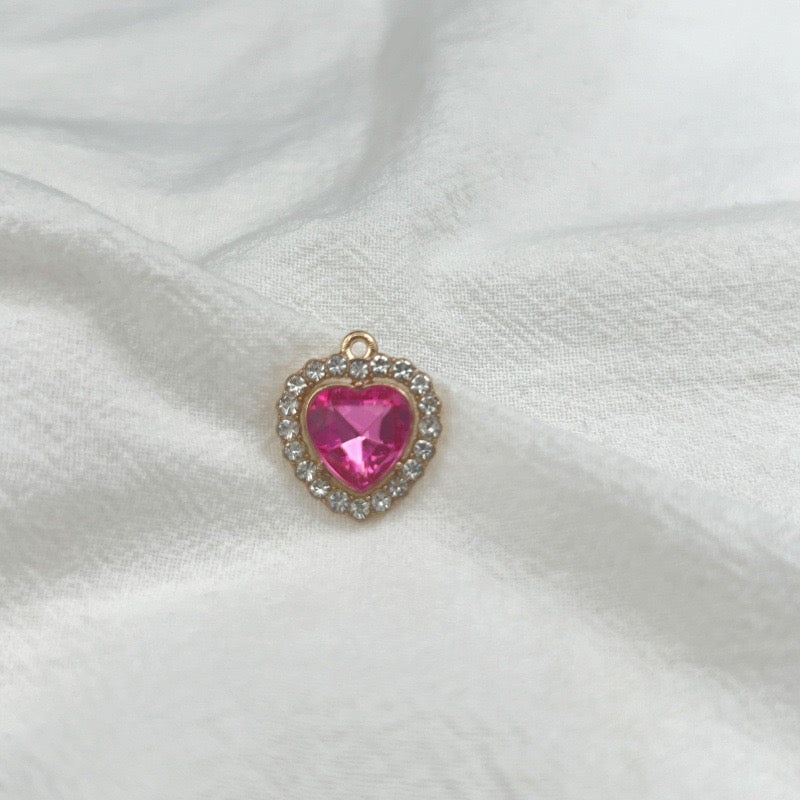 HAPPUP Zodiac Heart Birthstone Charm
