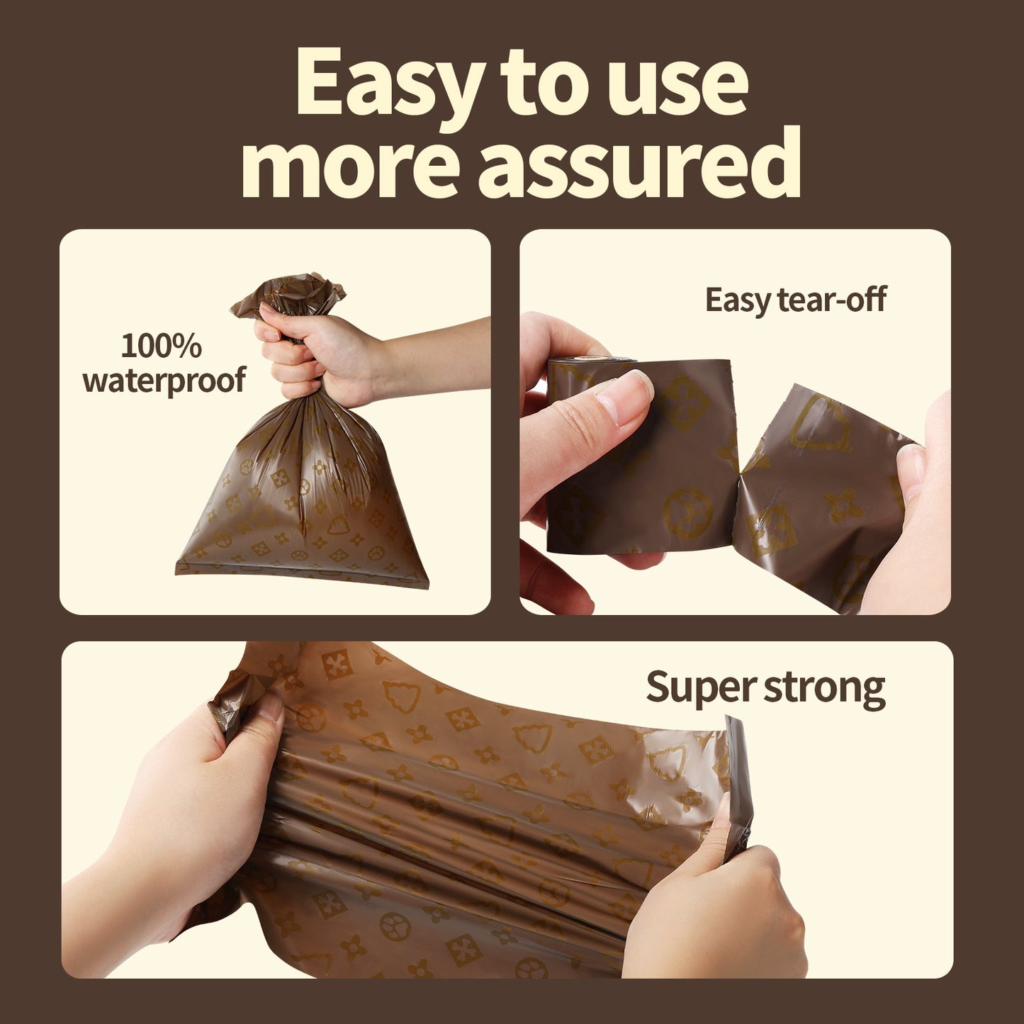 HAPPUP Poop Bags – 18 Rolls / 270 Bags