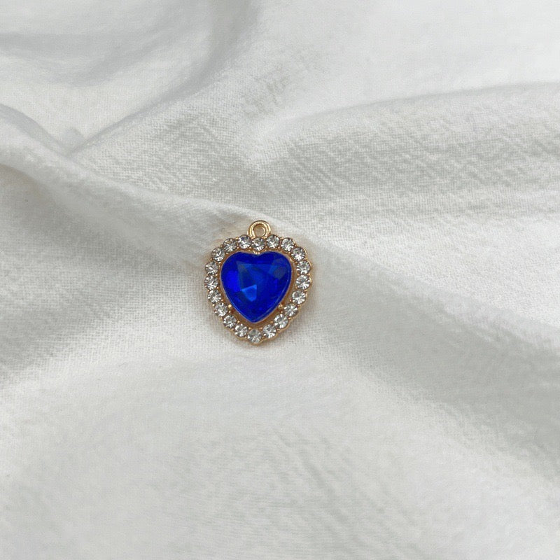 HAPPUP Zodiac Heart Birthstone Charm