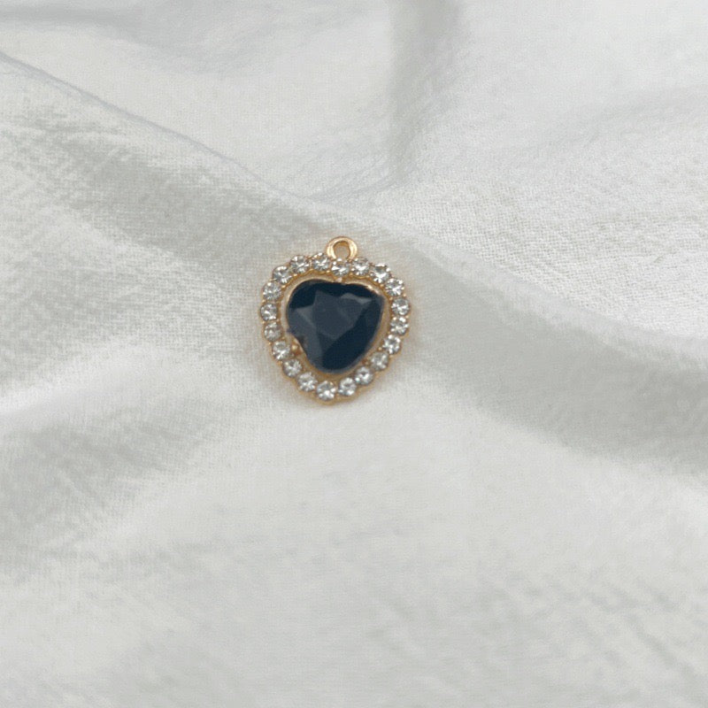 HAPPUP Zodiac Heart Birthstone Charm