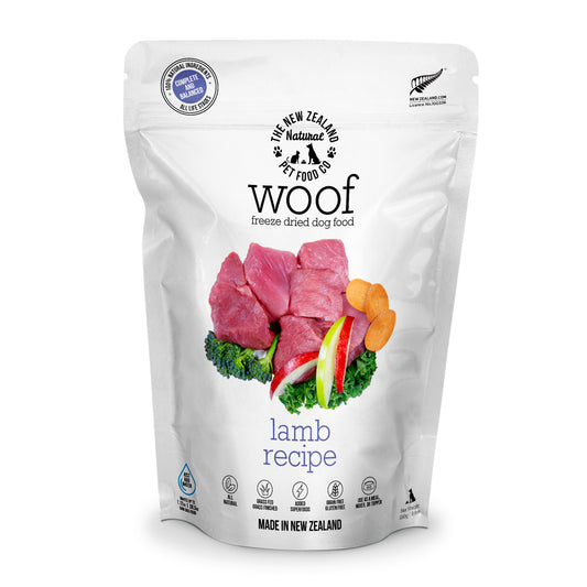 WOOF - Freeze Dried Dog Treat - Lamb 50g