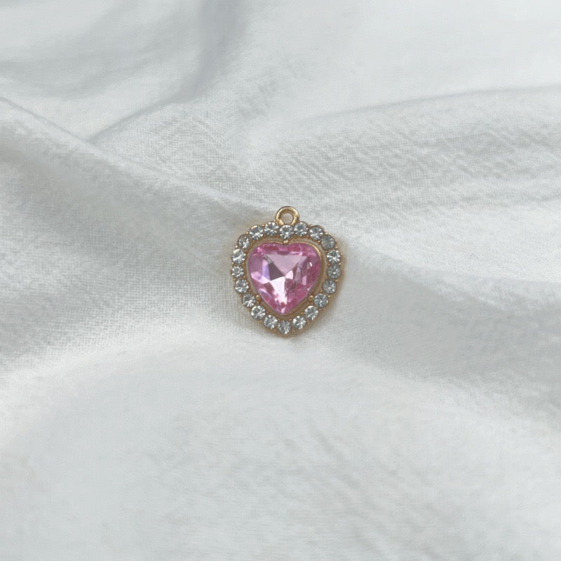 HAPPUP Zodiac Heart Birthstone Charm