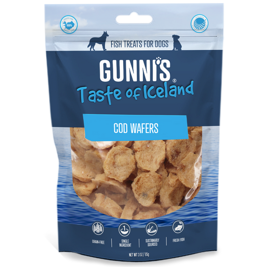 Gunni's - Cod Wafers Dog Treats 141g