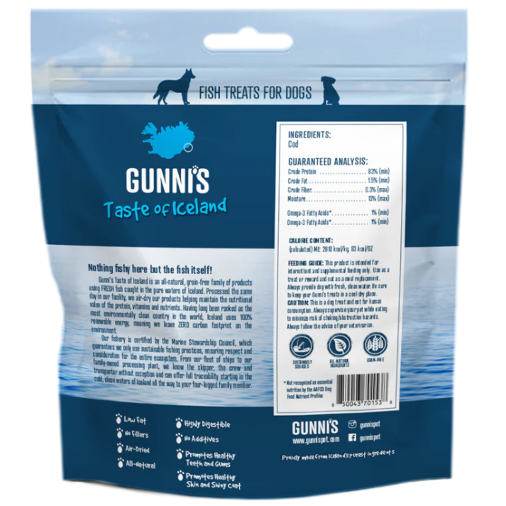 Gunni's  - Cod Baby Bites Dog Treats 71g