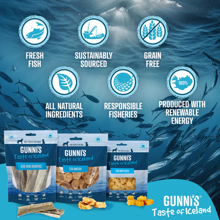 Gunni's  - Cod Baby Bites Dog Treats 71g