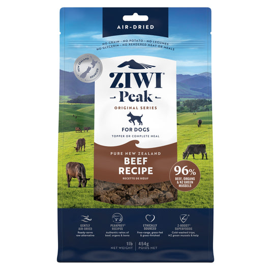 ZIWI Peak - Air-dried Original Series Beef Recipe for dogs 454g