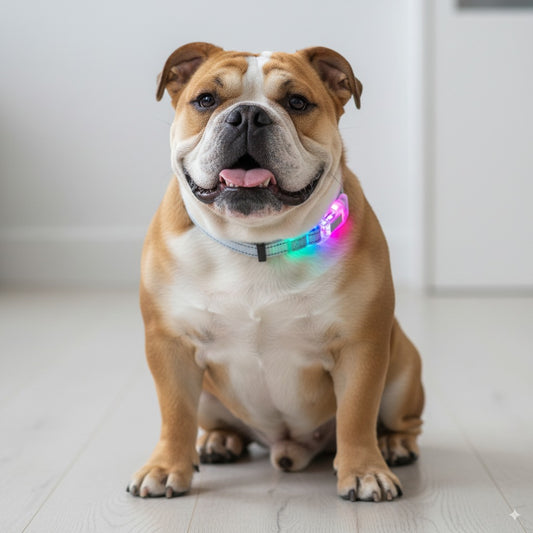 HAPPUP GLOW LED Large Dog Collar