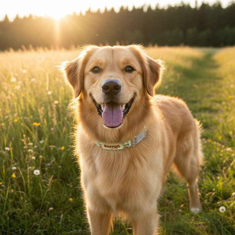 HAPPUP GLOW Set – Cherry Pop (Collar + Leash)